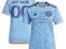 New York City FC adidas Women's 2024 The Interboro Kit Replica Custom Jersey - Light Blue