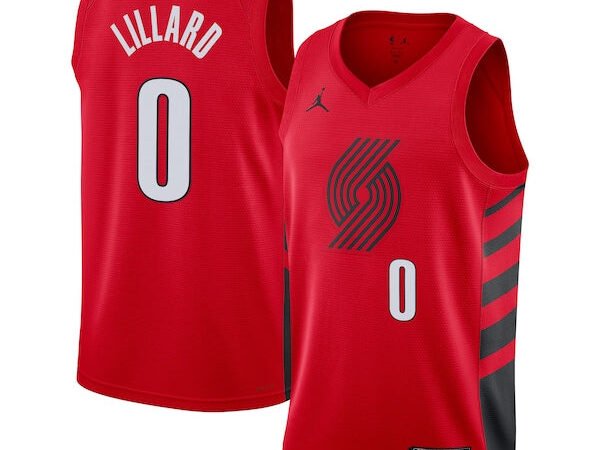 Damian Lillard Portland Trail Blazers Jordan Brand Unisex Swingman Jersey - Red - Statement Edition