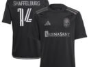 Jacob Shaffelburg Nashville SC adidas Youth 2024 Man In Black Kit Replica Player Jersey - Black/Yellow