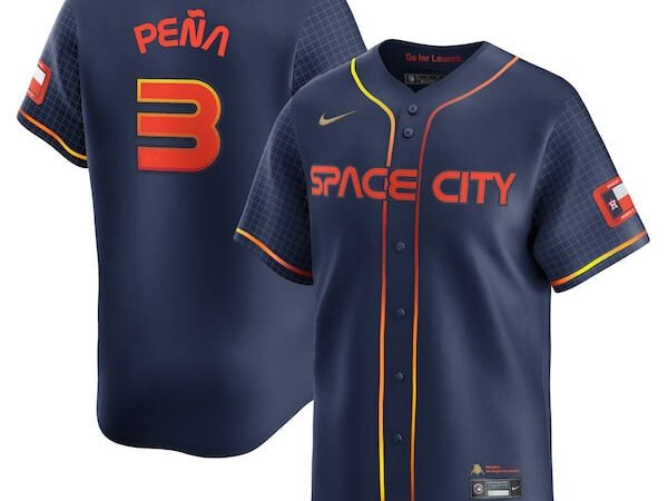 Jeremy Peña Houston Astros Nike City Connect Limited Player Jersey - Navy