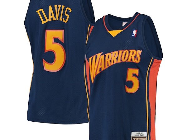Baron Davis Golden State Warriors 2006/07 Hardwood Classics Swingman Jersey - Navy