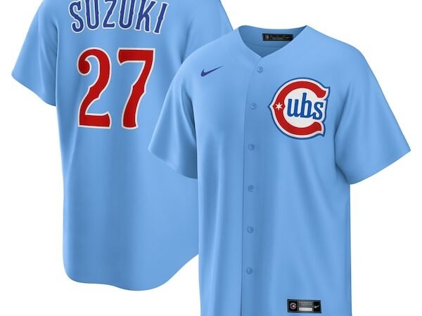 Seiya Suzuki Chicago Cubs Nike Alternate Replica Player Jersey - Light Blue