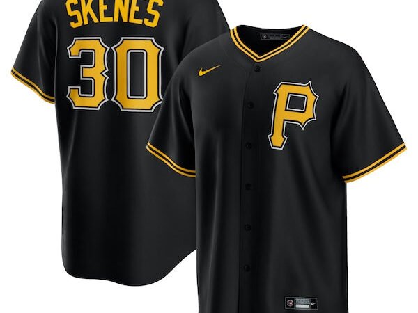 Paul Skenes Pittsburgh Pirates Nike Alternate Replica Player Jersey - Black