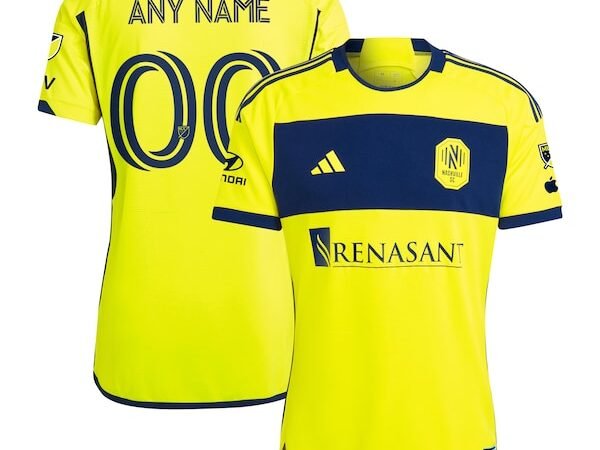 Nashville SC adidas 2024 The 615 Kit Authentic Custom Jersey - Yellow