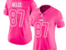 Travis Kelce Kansas City Chiefs Nike Women's Game Jersey - Pink