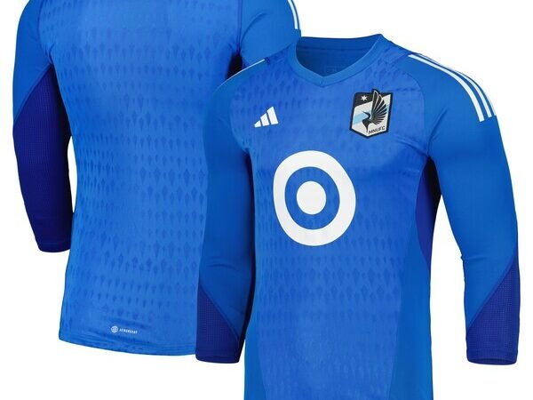 Minnesota United FC adidas 2024 Goalkeeper Long Sleeve Replica Jersey - Blue