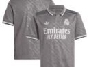 Los Merengues adidas Originals Youth 2024/25 Third Replica Jersey - Charcoal