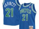 Kevin Garnett Minnesota Timberwolves Youth 1995-96 Hardwood Classics Swingman Jersey - Blue