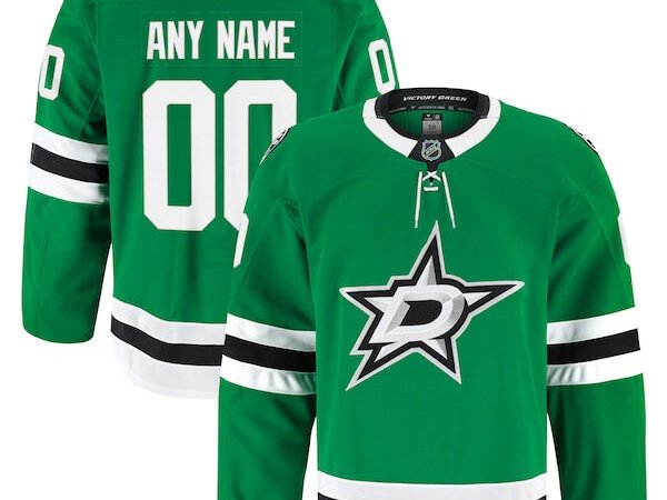 Dallas Stars Home Authentic Pro Custom Jersey - Kelly Green