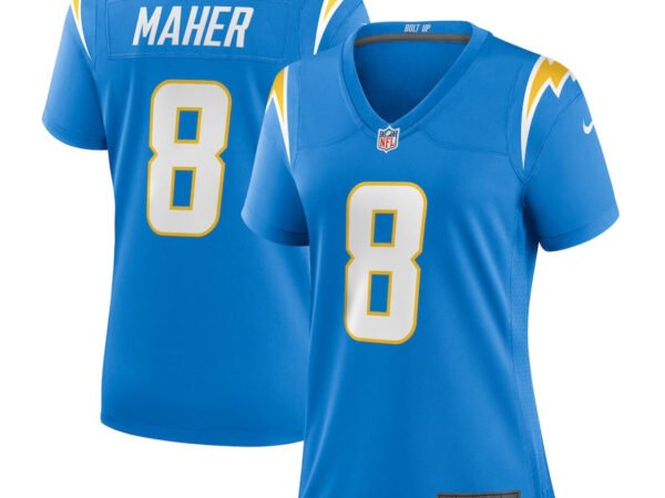 Brett Maher Los Angeles Chargers Nike Women's Team Game Jersey -  Powder Blue