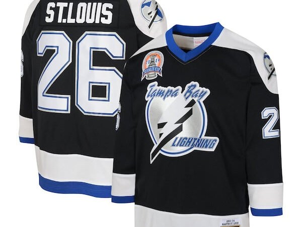 Martin St. Louis Tampa Bay Lightning Youth 2003 Blue Line Player Jersey - Black