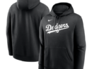 Los Angeles Dodgers Nike Logo Club Fleece Hoodie - Black