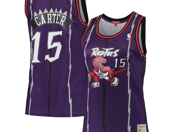 Vince Carter Toronto Raptors Women's 1998/99 Hardwood Classics Swingman Jersey - Purple