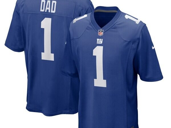 Number 1 Dad New York Giants Nike Game Jersey - Royal