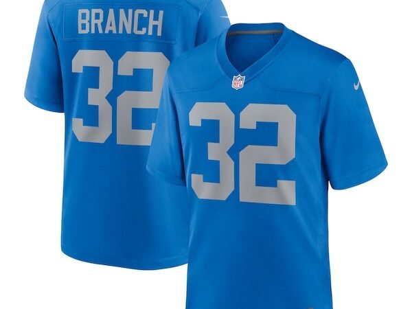 Brian Branch Detroit Lions Nike Alternate Game Jersey -  Blue