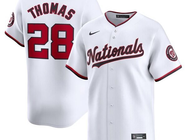 Lane Thomas Washington Nationals Nike Home Limited Player Jersey - White