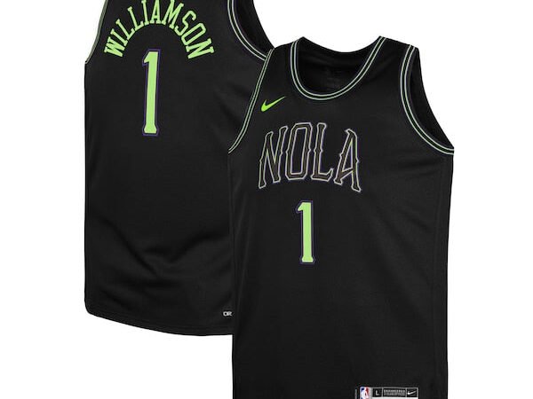 Zion Williamson New Orleans Pelicans Nike Youth 2025/26 City Edition Swingman Jersey - Black