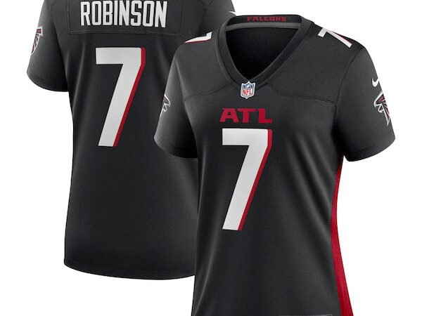 Bijan Robinson Atlanta Falcons Nike Women's Player Jersey - Black