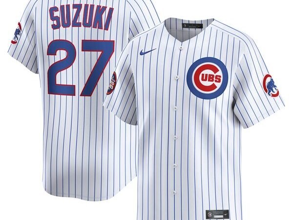 Seiya Suzuki Chicago Cubs Nike 2025 MLB World Tour: Tokyo Series Home Limited Player Jersey - White