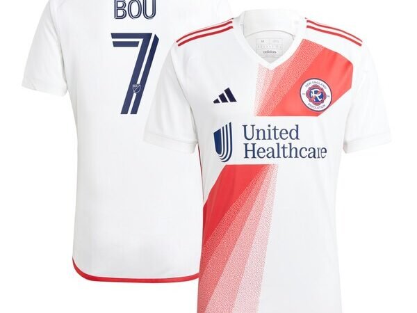 Gustavo Bou New England Revolution adidas 2024 Defiance Replica Jersey - White
